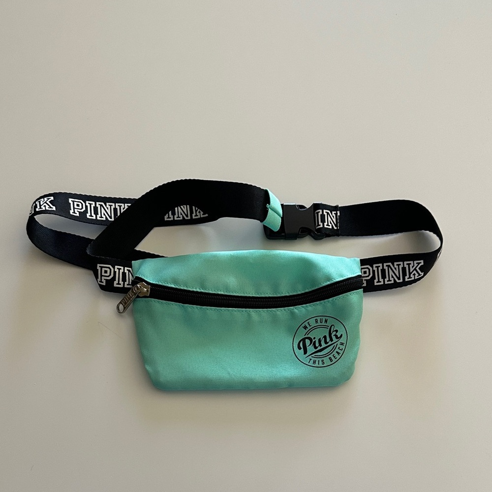 Teal Victoria Secret PINK Fanny Pack adjustable strap